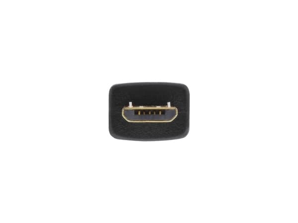 InLine 31730F, 3 m, USB A, Micro-USB B, USB 2.0, Hane/Hane, Svart