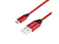 Miniatyrbild 1 av 5: LogiLink CU0151, 0,3 m, USB A, Micro-USB B, USB 2.0, Röd