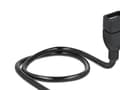Miniatyrbild 2 av 5: Delock ShapeCable - USB-förlängningskabel - USB (hona) till USB (hane) - 50 cm - svart