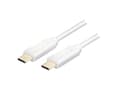 Miniatyrbild 3 av 5: LogiLink CU0130, 0,5 m, USB C, USB 3.2 Gen 2 (3.1 Gen 2), 10000 Mbit/s, Vit