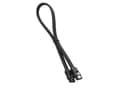 Miniatyrbild 4 av 5: CableMod ModMesh - SATA-kabel - Serial ATA 150/300/600 - SATA (hun) til SATA (hun) - 60 cm - sort