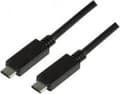 Miniatyrbild 4 av 5: LogiLink CU0128, 0,5 m, USB C, USB C, USB 3.2 Gen 2 (3.1 Gen 2), 10 Gbit/s, Svart
