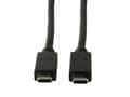 Miniatyrbild 2 av 5: LogiLink CU0128, 0,5 m, USB C, USB C, USB 3.2 Gen 2 (3.1 Gen 2), 10 Gbit/s, Svart