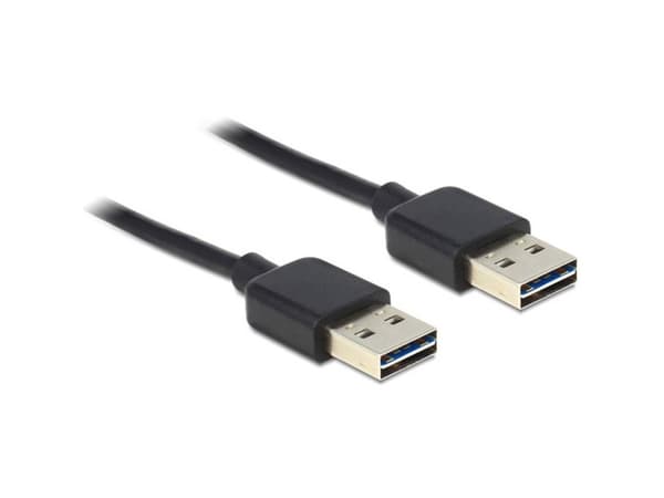 Delock EASY-USB - USB-kabel - USB (hane) till USB (hane) - USB 2.0 - 3 m - svart