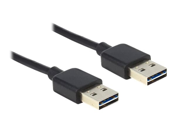Delock EASY-USB - USB-kabel - USB (hane) till USB (hane) - USB 2.0 - 3 m - svart