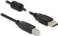 Miniatyrbild 4 av 5: Delock - USB-kabel - USB (hane) till USB typ B (hane) - USB 2.0 - 50 cm - svart