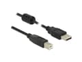 Miniatyrbild 5 av 5: Delock - USB-kabel - USB (hane) till USB typ B (hane) - USB 2.0 - 50 cm - svart