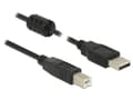 Miniatyrbild 2 av 5: Delock - USB-kabel - USB (hane) till USB typ B (hane) - USB 2.0 - 50 cm - svart