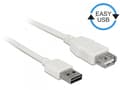 Miniatyrbild 3 av 5: Delock Easy - USB-förlängningskabel - USB (hane) vändbar till USB (hona) - USB 2.0 - 1 m - vit