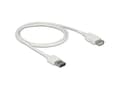 Miniatyrbild 5 av 5: Delock Easy - USB-förlängningskabel - USB (hane) vändbar till USB (hona) - USB 2.0 - 1 m - vit