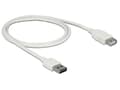 Miniatyrbild 2 av 5: Delock Easy - USB-förlängningskabel - USB (hane) vändbar till USB (hona) - USB 2.0 - 1 m - vit