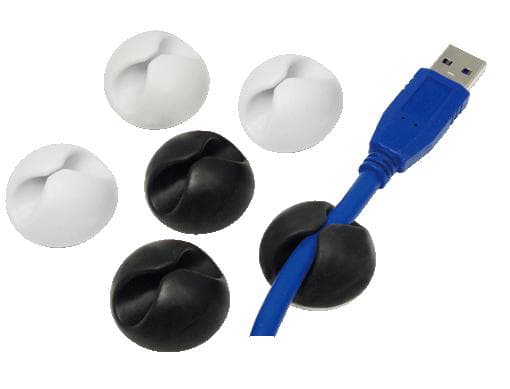 LogiLink KAB0009, Musta, Valkoinen, 5 g, 116 mm, 18 mm, 17,8 cm, 6 kpl, 6 kpl