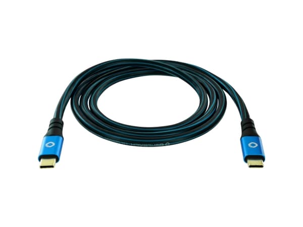 OEHLBACH 9351, 1 m, USB C, USB C, USB 3.2 Gen 1 (3.1 Gen 1), Blå