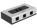 Miniatyrbild 2 av 3: Delock Switch RJ11 - Switch - 2 x telefonledning - skrivbordsmodell