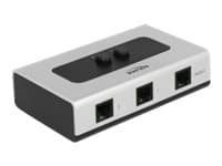 Delock Switch RJ11 - Switch - 2 x telefonledning - skrivbordsmodell