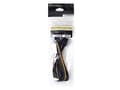 Miniatyrbilde 2 av 5: SilverStone PP07 - Strømforlengelseskabel - 8-pins PCIe-strøm (6+2) (hann) til 8-pins PCIe-strøm (hunn) - 25 cm - svart/gull