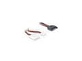 Miniatyrbilde 4 av 5: Delock - Strømadapter - SATA-strøm (hann) til 4-pin intern strøm, 4-pin mini-strømkontakt (hunn) - 30 cm