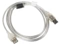 Miniatyrbild 3 av 5: Lanberg - USB-förlängningskabel - USB (hane) till USB typ B (hona) - USB 2.0 - 1.8 m - transparent
