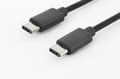 Pikkukuva 3 / 5: ASSMANN - USB-kaapeli - USB-C (uros) - USB-C (uros) - USB 2.0 - 1 m - muotoiltu - musta