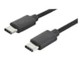 Pikkukuva 1 / 5: ASSMANN - USB-kaapeli - USB-C (uros) - USB-C (uros) - USB 2.0 - 1 m - muotoiltu - musta