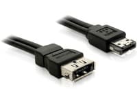 Delock Power Over eSATA cable - Power Over eSATA-kabel - Serial ATA 150/300 - 11 pin USB/eSATA (5 V) (hann) til 11 pin USB/eSATA (5 V) (hunn) - 1 m -