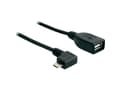 Miniatyrbild 4 av 5: Delock - USB-kabel - USB (hona) till mikro-USB typ B (hane) - USB 2.0 OTG - 50 cm - 90° kontakt
