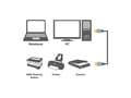 Miniatyrbild 2 av 5: LogiLink 2m, USB2.0-A/USB2.0-B, 2 m, USB A, USB B, USB 2.0, Hane/Hane, Svart