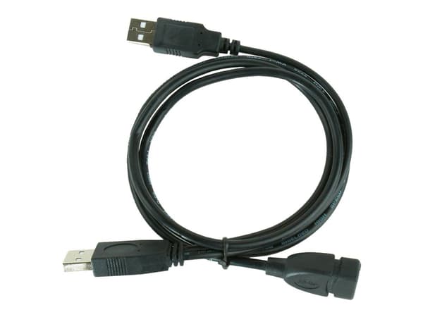 Gembird CCP-USB22-AMAF-3 - USB-förlängningskabel - USB (hona) till USB (hane) - 90 cm - formpressad - svart