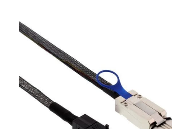InLine Mini SAS HD 1.0m, 1 m, SFF-8088, SFF-8088, hane/kvinna, svart