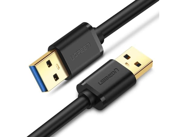 Ugreen 10370, 1 m, USB A, USB A, USB 3.2 Gen 1 (3.1 Gen 1), Sort