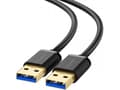 Miniatyrbilde 2 av 5: Ugreen 10370, 1 m, USB A, USB A, USB 3.2 Gen 1 (3.1 Gen 1), Sort