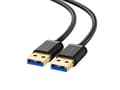 Miniatyrbilde 1 av 5: Ugreen 10370, 1 m, USB A, USB A, USB 3.2 Gen 1 (3.1 Gen 1), Sort