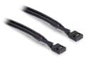 Miniatyrbild 4 av 5: Delock - USB-kabel - 10-stifts USB-överdel (hona) till 10-stifts USB-överdel (hona) - 50 cm