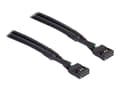 Miniatyrbild 1 av 5: Delock - USB-kabel - 10-stifts USB-överdel (hona) till 10-stifts USB-överdel (hona) - 50 cm
