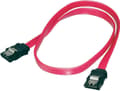 Miniatyrbild 4 av 5: ASSMANN - SATA-kabel - Serial ATA 150/300/600 - SATA till SATA - 50 cm - sprintlåsning, formpressad, platt - röd