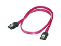 Miniatyrbild 5 av 5: ASSMANN - SATA-kabel - Serial ATA 150/300/600 - SATA till SATA - 50 cm - sprintlåsning, formpressad, platt - röd