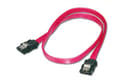 Miniatyrbild 2 av 5: ASSMANN - SATA-kabel - Serial ATA 150/300/600 - SATA till SATA - 50 cm - sprintlåsning, formpressad, platt - röd