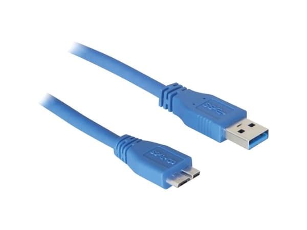 DeLOCK - USB-kaapeli - Micro-USB Type B (han) til USB Type A (han) - USB 3.0 - 5 m - 5 m