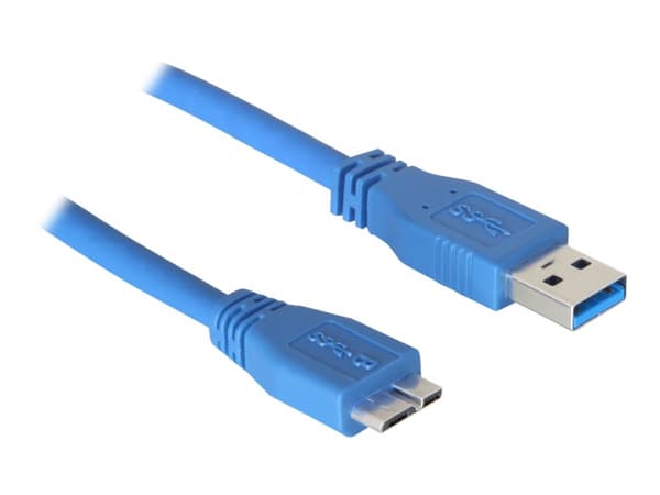 DeLOCK - USB-kaapeli - Micro-USB Type B (han) til USB Type A (han) - USB 3.0 - 5 m - 5 m