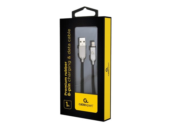 Cablexpert Premium - Lightning-kabel - USB hane till Lightning hane - 1 m - svart