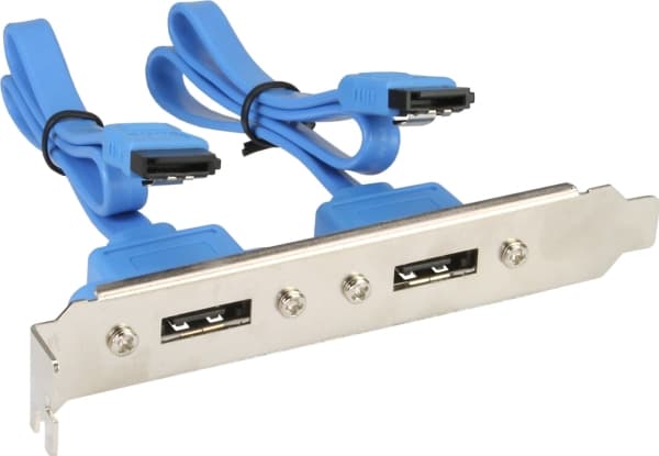 InLine 27904, 0,3 m, Hane/Hona, Blå, 1 styck