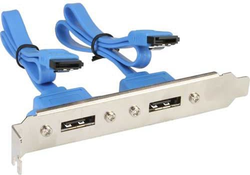 InLine 27904, 0,3 m, Hane/Hona, Blå, 1 styck