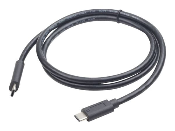 Cablexpert - USB-kabel - 24 pin USB-C (hane) till 24 pin USB-C (hane) - USB 3.1 - 3 A - 1 m - svart