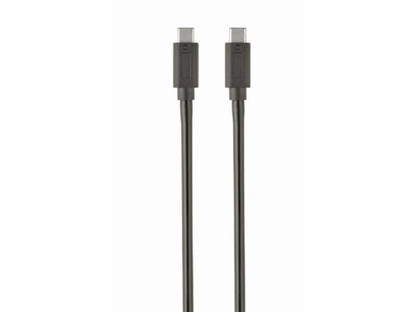 Cablexpert - USB-kabel - 24 pin USB-C (hane) till 24 pin USB-C (hane) - USB 3.1 - 3 A - 1 m - svart