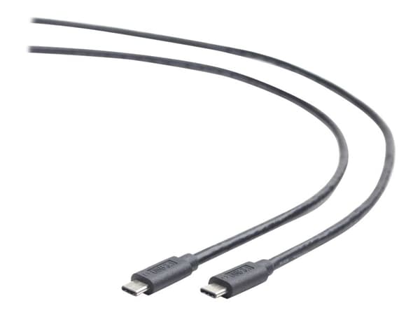 Cablexpert - USB-kabel - 24 pin USB-C (hane) till 24 pin USB-C (hane) - USB 3.1 - 3 A - 1 m - svart