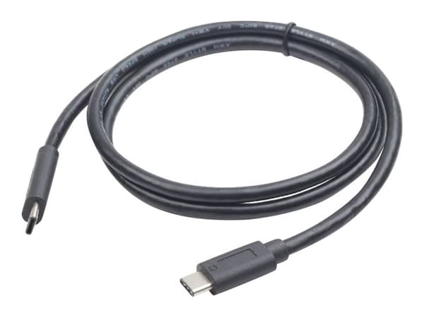 Cablexpert - USB-kabel - 24 pin USB-C (hane) till 24 pin USB-C (hane) - USB 3.1 - 3 A - 1 m - svart