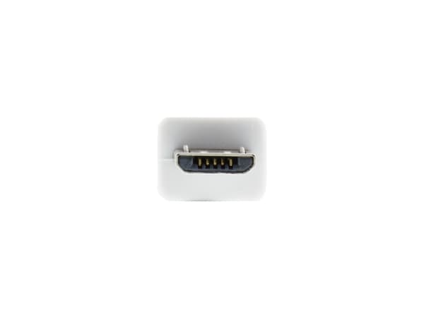 InLine 31705W, 0,5 m, USB A, Micro-USB B, USB 2.0, Hane/Hane, Vit
