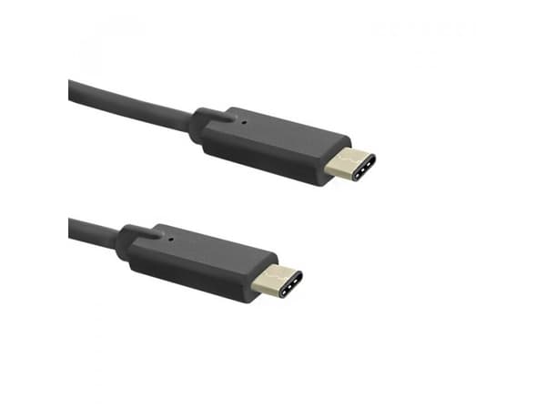 Qoltec - USB-kabel - 24 pin USB-C (hann) til 24 pin USB-C (hann) - USB 3.1 - 1 m