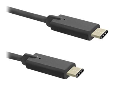 Qoltec - USB-kabel - 24 pin USB-C (hann) til 24 pin USB-C (hann) - USB 3.1 - 1 m
