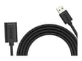 Miniatyrbild 5 av 5: Unitek Y-C457GBK - USB-förlängningskabel - USB typ A (hane) till USB typ A (hona) - USB 3.0 - 1 m - svart